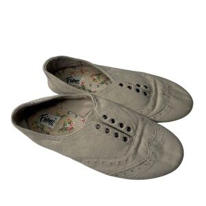 Fioni Beige‎ Casual Shoes 8.5 Oxford Sneakers